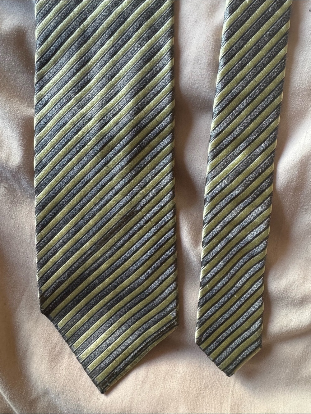 Charvet striped tie - see photos for flaws